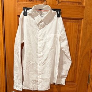 French Toast Kids White Casual Button-Down Shirt
